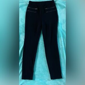 SHEIN Black Zippered Casual Pants (sz S)